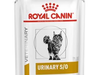 Royal Canin Urinary S/O (в соусе) Консервированнный корм для кошек, способствующий растворению струвитных камней и предотвращению их повторного образования, 85г