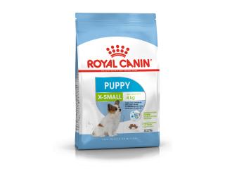 Royal Canin X-Small Puppy 
Сухой корм полнорационный для щенков очень мелких собак (вес взрослой собаки до 4 кг) в возрасте до 10 месяцев