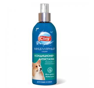 Cliny Кондиционер-антистатик для собак и кошек, 200 мл