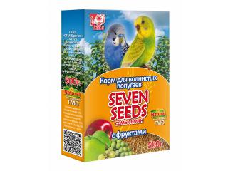 Seven Seeds Корм для волнистых попугаев с фруктами 500г.