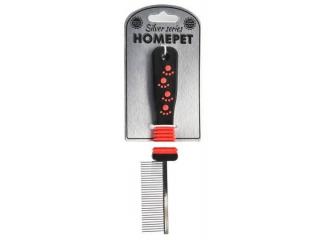 HOMEPET SILVER SERIES 20 см х 2,5 см 31 зуб расческа металлическая