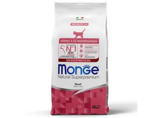 Monge Cat Monoprotein корм для котят с говядиной 400 г