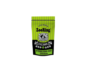 ZooRing Корм для кошек STERILIZED CAT Chicken Цыплёнок - для стерилизованных кошек и кастрированных котов всех пород