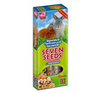 Seven Seeds Палочки для грызунов, с орехами 3 шт