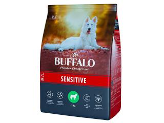 MR. BUFFALO SENSITIVE С ЯГНЁНКОМ Сухой корм для взрослых собак всех пород с чувствительным пищеварением, 2кг