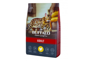 MR. BUFFALO ADULT С КУРИЦЕЙ Сухой корм для кошек, 400г