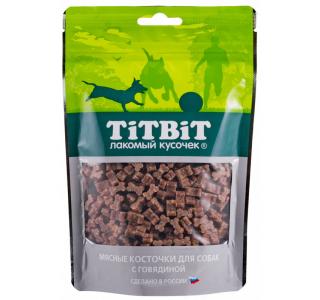 TiTBiT Косточки мясные для собак с говядиной, 145г