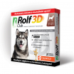 Rolf Club 3D, капли от клещей и блох для собак 20-40 кг, 3 пипетки