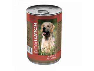 Dog Lunch консервы для собак (Мясное ассорти в желе), 410г