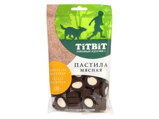 TiTBiT Пастила мясная с уткой и кэробом Лакомство для собак 130 г