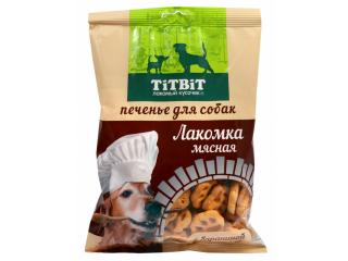 TiTBiT Лакомка мясная с бараниной печенье для собак 200 г
