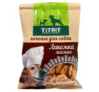 TiTBiT Лакомка мясная с бараниной печенье для собак 200 г