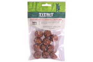 TiTBiT Фрикадельки из говядины с морковью для собак Золотая коллекция 70 г