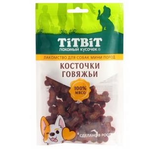 TiTBiT Косточки говяжьи для собак мини пород 100 г