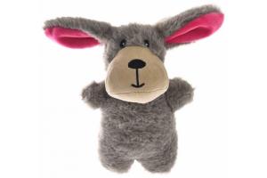 HomePet Игрушка для собак плюш Щенок с пищалкой, 15х17 см