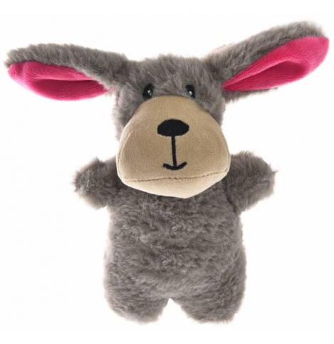 HomePet Игрушка для собак плюш Щенок с пищалкой, 15х17 см