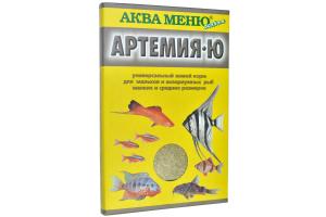 Аква Меню Артемия-Ю Универсальный живой корм для мольков и аквариумных рыб мелких и средних размеров, 30г