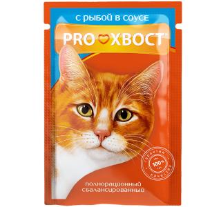 Прохвост "Рыба" Консервированный корм для кошек", 85г