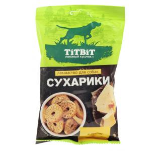 TiTBiT Сухарики с сыром лакомство для собак 55 г