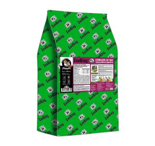 ZooRing STERILIZED CAT MAX TURKEY DUCK LINGONBERRY. Индейка и утка с брусникой. Полнорационный сухой корм для стерилизованных кошек и кастрированных котов, 100г (весовой)