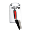 HOMEPET SILVER SERIES 14,5 см х 3,5 см 70 зубьев расческа с короткими зубьями пластиковая