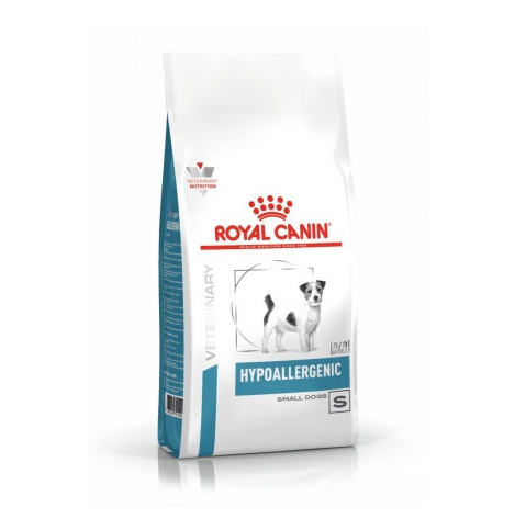 Royal Canin Hypoallergenic Small Dog  Сухой корм полнорационный диетический для взрослых собак весом до 10 кг, применяемый при пищевой аллергии или пищевой непереносимости, 1кг.