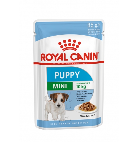 Royal Canin Mini Puppy (в соусе) Пауч для щенков собак мелких размеров, 85гр.