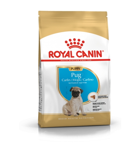 Royal Canin Pug Puppy, Сухой корм для щенков породы мопс, 1,5 кг