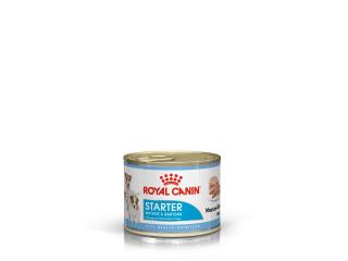 Royal Canin Starter Mousse Dog Can (Влажный корм в паштете) для беременных и кормящих собак, а также щенков до 2-х месячного возраста - 195 гр