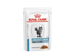 Royal Canin Sensitivity Control Chicken with Rice (в соусе) Консервированный корм диетический (курица и рис) для взрослых кошек, применяемый при пищевой аллергии или пищевой непереносимости, 85г