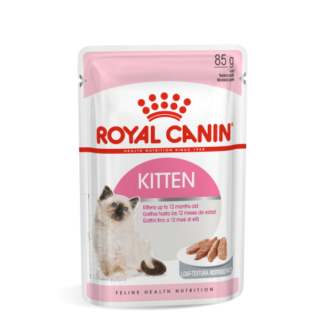 Royal Canin Kitten (в паштете) Консервированный корм для котят в период второй фазы роста в возрасте до 12 месяцев (паштет), 85г