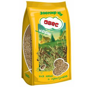 ЗООМИР Овес Корм для грызунов и птиц, 250г