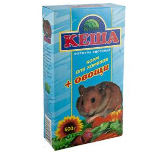 Кеша корм для хомяков с овощами 500гр