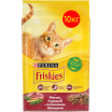 Friskies сухой корм для взрослых кошек, мясо с овощами, 100 г (весовой)