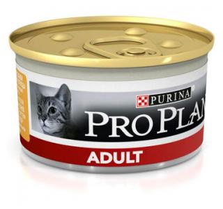 PRO PLAN ADULT  Консервированный корм для взрослых кошек, паштет с курицей, 85г
