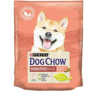 Dog Chow Sensitive (Сухой корм для взрослых собак с чувствительным пищеварением) с лососем, 800 гр