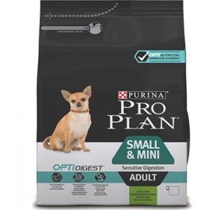 Pro Plan OPTIDIGEST SMALL&MINI ADULT SENSITIVE DIGESTION (для взрослых собак мелких и карликовых пород) с высоким содержанием ягненка, 700 гр