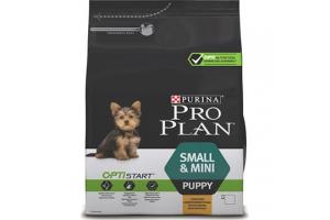 Pro Plan OPTISTART SMALL&MINI PUPPY (Сухой корм для щенков мелких и карликовых пород) с высоким содержанием курицы, 700 гр