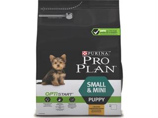 Pro Plan OPTISTART SMALL&MINI PUPPY (Сухой корм для щенков мелких и карликовых пород) с высоким содержанием курицы, 700 гр