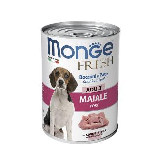 Monge Fresh Chunks in Loaf Pork Adult (Консервы для взрослых собак, мясной рулет из свинины), 400 г
