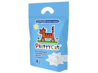 PrettyCat, впитывающий глиняный наполнитель для кошачьего туалета (ваниль) - 4 л