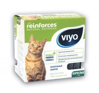 Viyo Reinforces CAT ADULT, пребиотический напиток для взрослых кошек, 1 шт. 30 мл