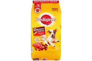 Pedigree (Сухой корм для взрослых собак маленьких пород) с говядиной, 500 гр (весовой)