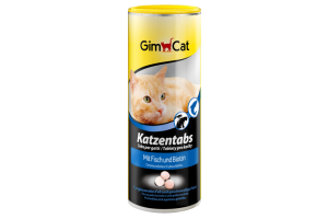 GimCat Katzentabs, витамины для кошек с рыбой и биотином, 1 шт.