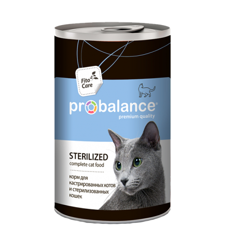 Probalance Sterilized Консервы для кошек, 415 г