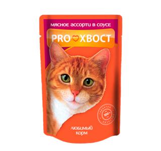 Прохвост "Мясное ассорти" Консервированный корм для кошек, 85г