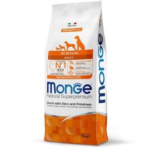 Monge Speciality line Adult, с уткой, рисом и картофелем (Сухой корм для взрослых собак всех пород), 500 г (весовой)