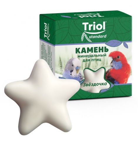 Камень минеральный Triol Standard «Звездочка» для птиц