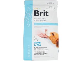 Brit Veterinary Diet Dog Grain Free Obesity (при избыточном весе и ожирении) Сухой корм для собак с ягненком и горохом, 2 кг