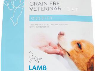 Brit Veterinary Diet Dog Grain Free Obesity (при избыточном весе и ожирении) Сухой корм для собак с ягненком и горохом, 2 кг